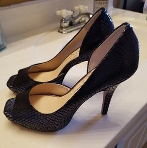 Jessica Simpson Navy high heels